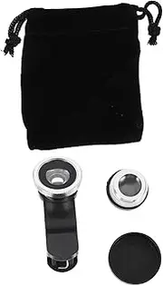 PEPLAYTAL 2sets Fisheye Lens for Smartphones of Wide Angle Macro Phone Camera Lenses Clip for Easy Attachment and Stunning Landscape Photography