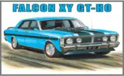 Australian Cars & Transport Ford Falcon XY GT HO True Blue Tin Sign