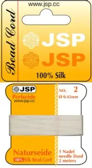 JSP®WHITE NYLON BEAD CORD #6