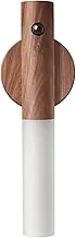 Leapair Induction Night Light Motion Sensor LED Lights USB Rechargeable Room Wall Lamp (Walnut Wood)