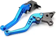 LUMIXE Short Clutch Brake Levers, for CBR900RR CBR929 CBR954 1992-2003 CBR 900 929 954 RR Motorcycle Acessories Adjustable CNC Clutch Brake Levers (Size : CBR929 00-01 Blue)