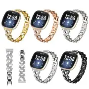 Stainless Diamond Strap for Fitbit Versa 4 / Versa 3 / Sense 2 1 Band Bracelet