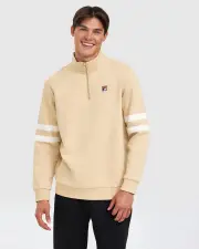 Men's Bradley Qtr Zip - SEMOLINA - SEMOLINA