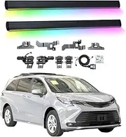 BJOHQ Electric Running Boards Compatible for Toyota Sienna 2015-2023 with Light, SUV, Off-Road & Pickup Trucks - Retractable Truck Steps & Nerf Bars
