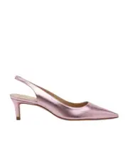 Pointed and low-heeled shoes 36.5 Pink