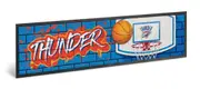NBA OKC Oklahoma City Thunder Basketball Bar Runner Mat