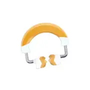 Dental Matrix Band Sectional Contoured Spring Clip Rings Matrices Clamps Orange