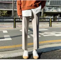 在飛比找蝦皮商城精選優惠-韓國鬆緊褲頭休閒西裝褲｜3色