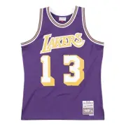 Mens Mitchell & Ness NBA Swingman Jersey LA Lakers 71-72 Wilt Chamberlain