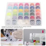 36 Grids Colorful Sewing Threads With Plastic Sewing Machine Bobbins Embroidery