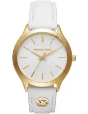 [Michael Kors] Slim Runway Analogue Watch in White