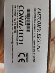 Commtech Fastcom ESCC-ISA High Speed Dual Channel Sync Async Serial Interface