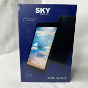 New SKY Devices Elite T8 Plus 8" HD IPS Tablet 32GB + 3GB Android 11 Dark Gray