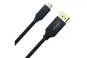 Cruxtec CD4K-02-BK USB-C Male to Display port Male Cable 2m