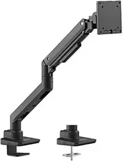 Brateck Fabulous Desk Mounted Heavy-Duty Gas Spring Monitor Arm, Black