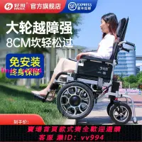 在飛比找樂天市場購物網優惠-好哥電動輪椅老人可折疊越野大前輪智能全自動輕便殘疾人代步車