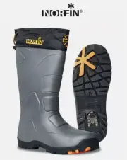 Norfin Klondike Winter Snow Boots W/ Heel Ice Cleat Sz. 12