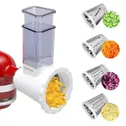 Updated Slicer/Shredder Attachments for KitchenAid Stand Mixers, Salad Maker ...
