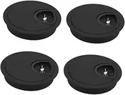 4Pcs Round Cable Organizer Box Hole Cover for Data Line Storage Tidy Cord Management for Use