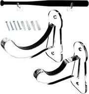 Baseball Bat Hanger Holder | Wall Mounted Bat Display - Horizontal Baseball Bat Holder for Memories, Autographs and Game Bats Bellv