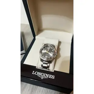 （已面交售出）LONGINES浪琴 深海征服者浪鬼陶瓷潛水機械錶-灰x玫瑰金/39mm