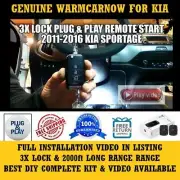 3X Lock Plug and Play Remote Start 2011 KIA SPORTAGE INCLUDES RFK 411