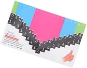 Vaguelly 1pc 17-Tone Kalimba Sticker for Beginners Musical Instrument Accessory Self-Adhesive Assorted Colors Learning Tool
