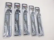 25 Pack Bosch 6" 8/10 TPI Edge Reciprocating Saw Blades For Think Metal