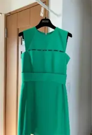 Emilio Pucci Dress Sleeveless Women Size 38 Rayon Green Italy