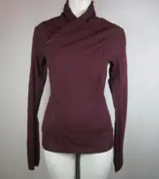 NWT Lululemon BHAKTI Jacket Define BORDEAUX DRAMA Yoga Zip Burgundy Sz 6 NEW