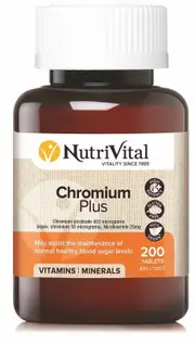 Nutrivital Chromium Plus | 200 tablets