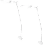 CORHAD 2 Sets Mosquito Net Stand Musical Crib Mobile Bed Bell Holder Net Rack Net Holder Crib Canopy Bracket Stuff for Newborn Bracket for Bed Steel Pipe White