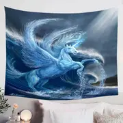 Fantasy Art Cool Water Pegasus Tapestry