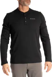 Klim Sidewinder Merino, functional shirt longsleeve , color: Black , size: L