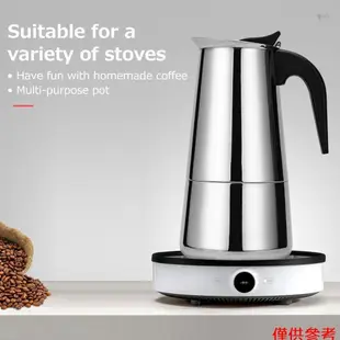 Yot 咖啡壺不銹鋼咖啡壺便攜式電動摩卡拿鐵爐濃縮咖啡過濾壺歐式咖啡杯