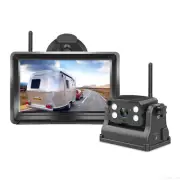 Built-in Wireless 5" Monitor Magnetic Base Battery Powered Reversing Camera Kit