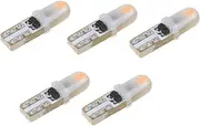 iplusmile Car Air Conditioning Led Lights 5pcs T5 Led Dashboard Bulbs Instrument Cluster Lights 3014 Easy Installation