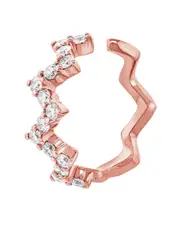 Diana M. Fine Jewelry 14K Rose Gold 0.22 ct. tw. Diamond Cuff Earrings