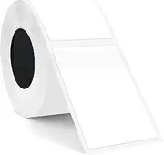 SUPVAN KATASYMBOL T50M Label Tape Waterproof, Clear Printing, Multipurpose Thermal Label Paper for File Folder, Organization, 50 mm x 80 mm, Black on White, 100 Labels per Roll
