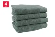 Onkaparinga Set of 4 550GSM Avalon Bath Towels (Fir Green)