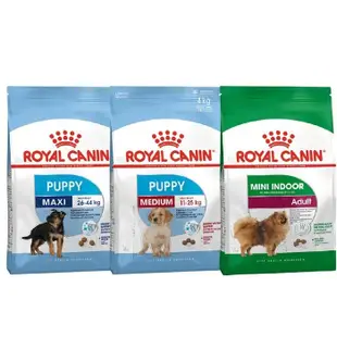 Royal Canin法國皇家 犬專用乾糧3Kg-4Kg 中大型幼犬/小型室內成犬 犬糧 (8.3折)