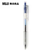 在飛比找PChome24h購物優惠-【MUJI 無印良品】透明管原子筆/0.7mm/藍