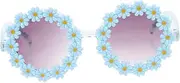 [WOFASHPURET] Sunglasses Trendy Heart Glasses Blue Light Glasses for Teens Sunflower Glasses Outfit Youth Favors Beach Eyewear Sun Glasses Yellow