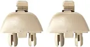 fhtpr 2x Car Sun Visor Clips,Fit For CITIGO, RAPID FABIA NJ KAMIQ KAROQ KODIAQ OCTAVIA 5E A7 SUPERB 3V Holder Bracket Hook Car Visor Retaining Clip