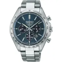 在飛比找momo購物網優惠-【SEIKO 精工】CS 太陽能時尚三眼計時腕錶 SBPY1