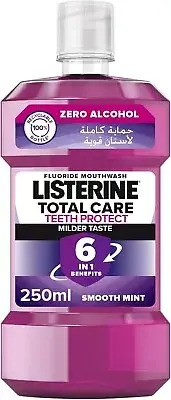Listerine mouthwash, total care, milder taste ( 1 Packs X 250ml )