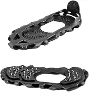 [Generic] Ice Cleats | Snow Cleats Crampons with 30 Alloy Studs - Ice Grips for Shoes, Non Slip Outdoor Shoe Spikes Grips Traction for Ice Snow