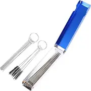 Coehaopike 3 Sets Carburetor Cleaning Brush Pilot Cleaning Tool Motorbike Carburetor Jet Cleaner Cleaner Carburetor Adjusting Tool Cleaning Screwdriver Stainless Steel