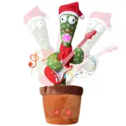 Dancing Cactus with Recording, Repeat, Lighting, 120 Songs, Singing Cactus Pl...