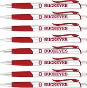 Greeting Pen Ohio State Silver Barrel Grip Pen 8 Pack (2843)
